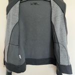 prAna Women’s‎  Gray Black Tobi Ribbed  Zip Front Knit Sweater Jacket Size Medium Photo 10