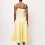 ZARA Drop waist yellow Dress Photo 1