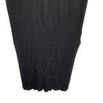 House of Harlow  Knit Midi Skirt With Leg Slits In Black Photo 3