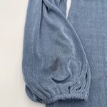 Princess Polly Haleema Long Sleeve Mini Dress Blue Size 8 Square Neck Photo 3