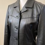 wilson's leather Wilsons Maxima - Genuine Black Leather Vintage 90’s Blazer - Size Medium Photo 1