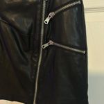 Avec Les Filles  Leather Moto Skirt Size 4 Photo 3
