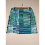 EP Pro Women's Skirt Blue Green Geometric Print Elastic Waist Size 10 Photo 3
