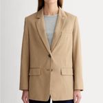 Everlane The Tencel Oversized Blazer in Buttersmooth Womens Ash Brown 12 Photo 3