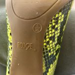 Heels Stylish Yellow Snake Print Women's Shoes by Rouge 6 Photo 8