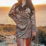 ZARA Macedonia Printed Jumpsuit Dress M Romper Blogger Fav Vacation Summer Trip Photo 4