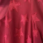 Torrid  womens T size 00 medium large 10 red stars midi chiffon dress cute casual Photo 7