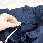 Navy Paperbag Waist Skinny Pants Photo 1