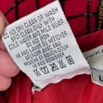 Papell Boutique Vintage 80s  Evening Red Silk Beaded Top Women's Size Large Photo 6