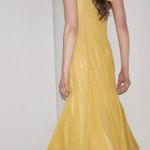 ZARA  butter mustard Yellow Maxi Dress flowy bohemian midi summer vacation Photo 10