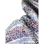 Akemi + Kin  Mini Sleeveless Shift Mini Dress Stripe Multicolor Mock Neck Women S Photo 2