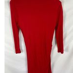 Mango MNG by  Gathered Side Bodycon Dress Size Small Photo 2