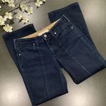 Stella McCartney  Seamed Dark Wash Flare Mid-Rise Jeans, Size 26 Photo 1