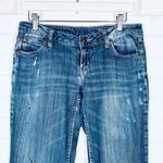 Arizona Jeans Arizona Jean Co Womens Jeans Size 7/9 Long Favorite Bootcut Distressed Denim Photo 3