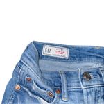 Gap  High Rise Vintage Slim Jeans Light Wash Distressed Women’s 25 / 0 Petite Photo 6