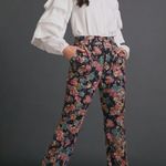 Anthropologie ANISA FLORAL CORDUROY JOGGERS Photo 0