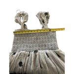 Free People Tory Embroidered Mini Dress Smock Bodice Medium Photo 5