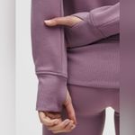 Lululemon NWT Scuba Full Zip Hoodie Fleece Jacket Lavender Lux Mirror Silver 14 Photo 4