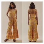 Free People  Little Of Your Love Jumpsuit in Marigold Size S Festival Boho Hippie Photo 1