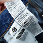 Levi's  Premium Wedgie Straight Jeans Distressed Ripped Destroyed Blue Size 27x28 Photo 8