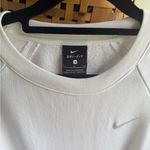 Nike  White Crop Long Sleeve Sweatshirt Photo 2
