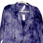 Anthropologie NWT Amadi Shine Linen Blazer Tie Dye Photo 3