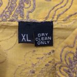 Unbranded Women's XL Yellow Paisley Casual Relaxed Fit Ethnic Kurti Top Blouse Photo 9