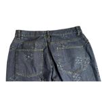 Womens Telluride Clothing Co Blue Winter Snowflake Christmas Jeans Size 14 Photo 7