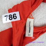 New! Set! Zulu‎ & Zephyr Free People Tie Curve Brief Bikini, size 10 Orange Photo 14