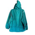 Vintage Kaelin Teal Tribal size 12 windbreaker jacket Blue Photo 8