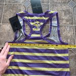 NFL NEW Minnesota Vikings Tank Top Gray, Purple, Yellow NWT Team Apparel Stripes Photo 8