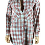BB Dakota  Plaid Flannel Button-down Tunic Shirt XS Photo 0