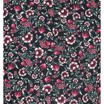 Miami  Black Floral Print Faux Wrap Tie Maxi Dress Flowy Boho Peasant Womens XS Photo 7
