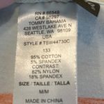 Tommy Bahama  Womens Medium Striped Tank Dress Cream Orange Blue Photo 3