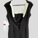 Calvin Klein NWT Stretch Jersey Dress Black Size 6 Photo 8