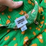 Tabitha Brown x Target Linen Tropical Shirt Shorts Set Leopard Print Size S/M Green Photo 4