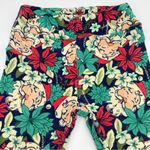LuLaRoe  Christmas Leggings Santa Faces Holiday‎ One Size Photo 5