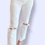 Abercrombie & Fitch the ankle straight ultra high-rise white Photo 1