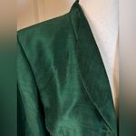 Le Suit Petite 12P Green Skirt Suit Old Money Classic Holiday Elegant Church Photo 6