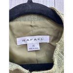 Rafael‎ Woman’s Jacket Blazer full zip Green Career Dress Size 14 Fall Winter Photo 3