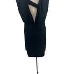 Free People  Runaway Knit Mini‎ Dress Sleeveless Draped Black Size XL Photo 8