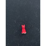 Red Dress Enamel Charm With Heart Accent Photo 3