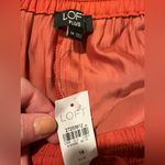 Loft  | Rust Burnt Orange Satin Wide Leg Drawstring Pants | Plus Size 14 | NWT Photo 2