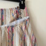 Free People  circle skirt cotton Striped A line cottage core boho S/M 28” waist Photo 2