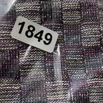 Chico's Easywear by Womens Open Front Cardigan Size 3 (XL) Purple Metallic Check Photo 8