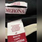 Merona  Black Dress Pants Black Trousers size 14 Photo 3