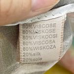 Floral Watercolor Silk Viscose Blend Scarf Photo 3