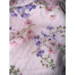 Brand New Miss Elaine Women's Size Medium White Floral Pink Lilac Robe Photo 4