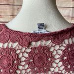 American Eagle  Outfitters Boho Crochet Lace Blouse, Size Medium Photo 6