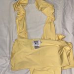 Princess Polly Midnight Wrap Top Yellow Photo 8